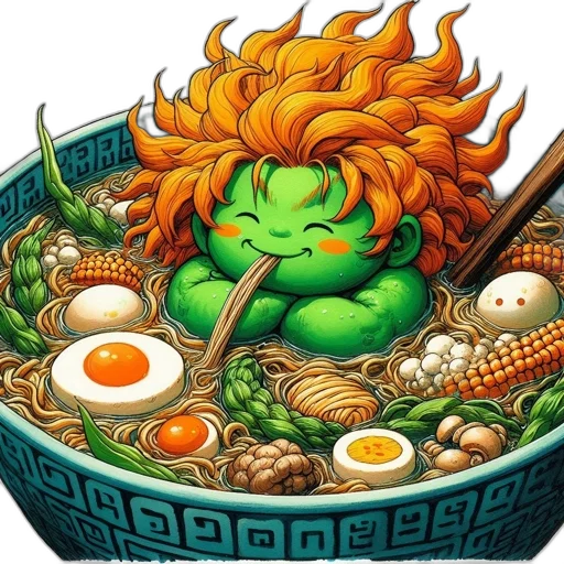 food, dragon, concept art, pixel art, fantasy art, fire, green, animated transparent PNG cut-out