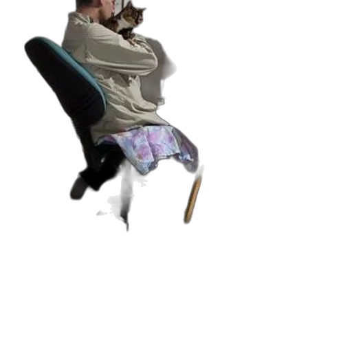 furniture, jacket, shoes, umbrella, 3d render, concept art, photorealistic, vaporwave transparent PNG cut-out