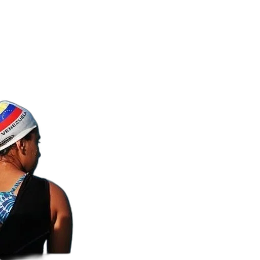hat, crown, woman, wearing, venezuela, swim, cap, sits transparent PNG cut-out
