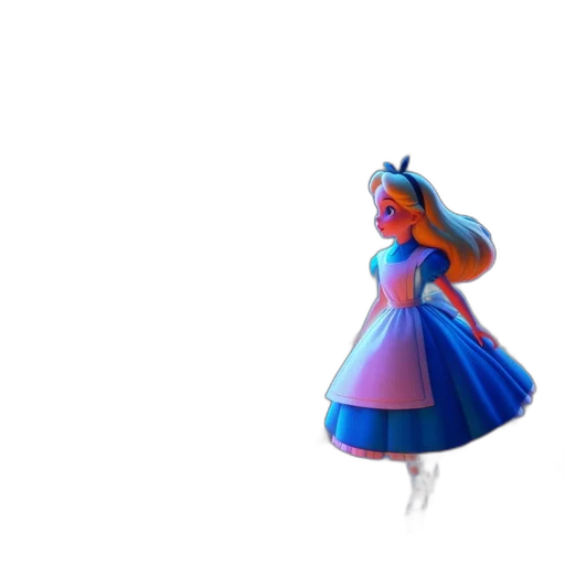 dress, crown, staff, robot, 3d render, concept art, pixel art, fantasy art transparent PNG cut-out