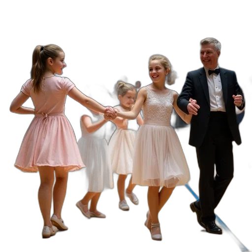 dress, staff, photorealistic, 3d render, concept art, group, people, including transparent PNG cut-out