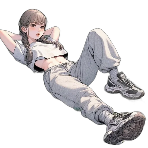 shoes, staff, robot, creature, concept art, vaporwave, watercolor, pixel art transparent PNG cut-out