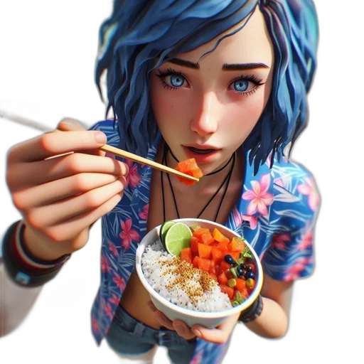 food, jewelry, anime, photorealistic, concept art, fantasy art, blue, neon transparent PNG cut-out