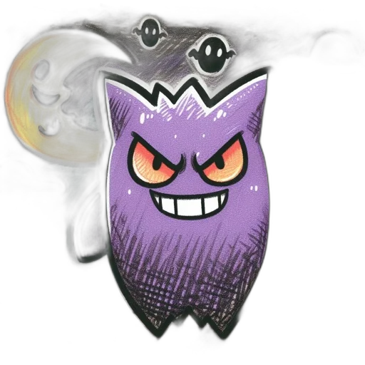 mask, staff, concept art, fantasy art, 3d render, pixel art, purple, ghostly transparent PNG cut-out