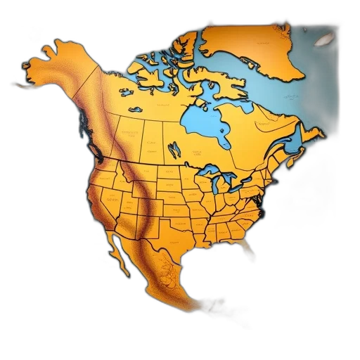 map, displayed, museum, north transparent PNG cut-out