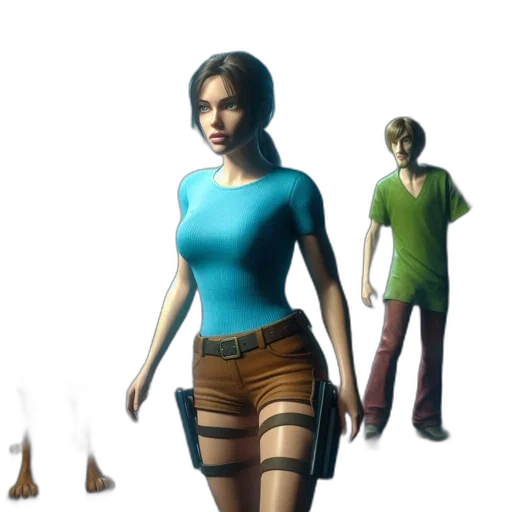 dress, staff, concept art, 3d render, fantasy art, photorealistic, underwater, city street transparent PNG cut-out