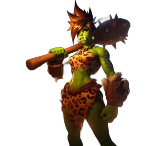 staff, weapon, animal, creature, concept art, fantasy art, 3d render, pixel art transparent PNG cut-out