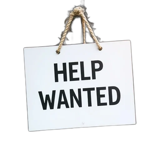 staff, white, sign, word transparent PNG cut-out