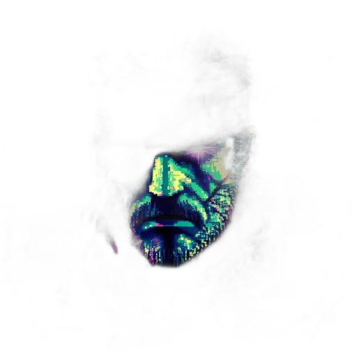 mask, dragon, creature, face, pixel art, 3d render, photorealistic, concept art transparent PNG cut-out