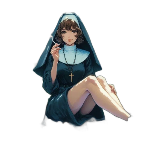 dress, staff, crown, jewelry, pixel art, concept art, anime, fantasy art transparent PNG cut-out