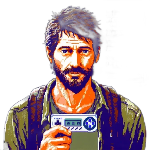 jacket, pixel art, comic book art, concept art, cyberpunk, blue, pixel, art transparent PNG cut-out