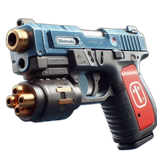 weapon, 3d render, concept art, photorealistic, imaginative, futuristic, interpretation, hybrid transparent PNG cut-out