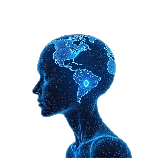 crown, face, robot, hat, blue, vpn, proxy transparent PNG cut-out