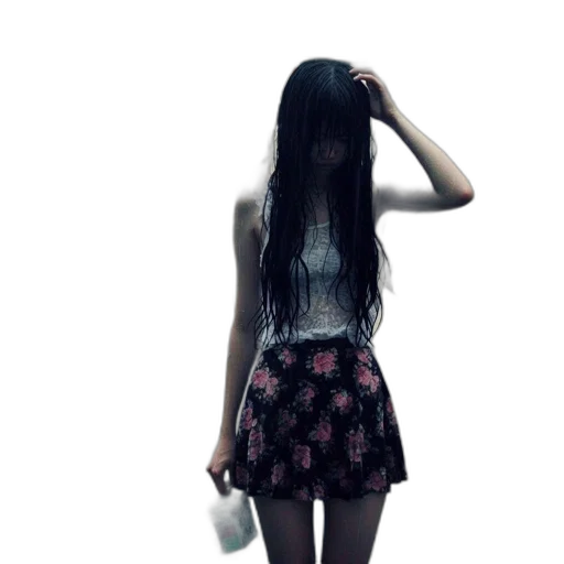 dress, bottle, hair, jacket, 3d render, concept art, photorealistic, vaporwave transparent PNG cut-out