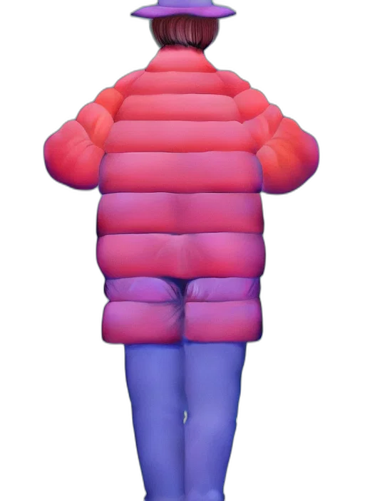 jacket, creature, dress, face transparent PNG cut-out