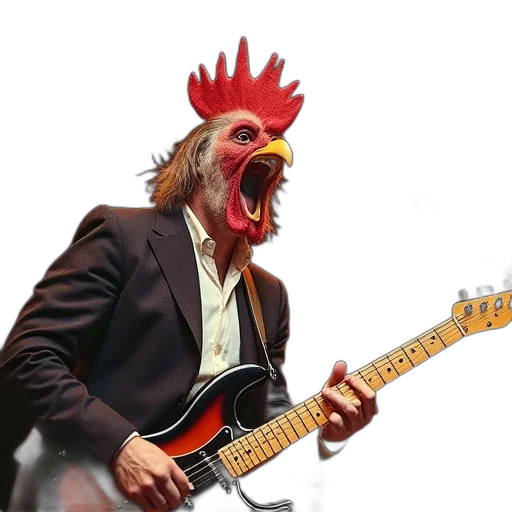 animal, creature, mask, dragon, concept art, 3d render, chicken, band transparent PNG cut-out