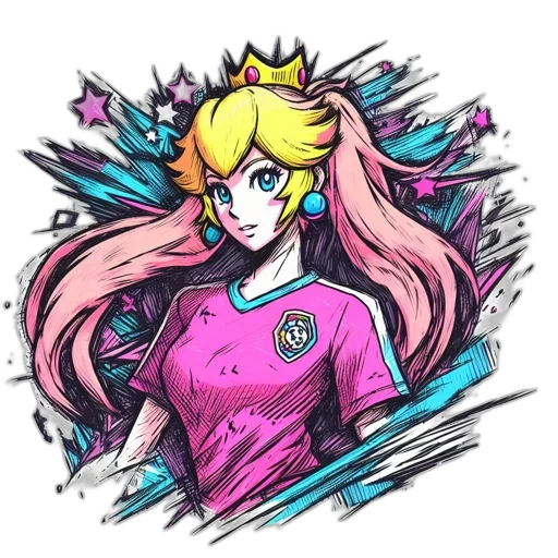 crown, dress, staff, hair transparent PNG cut-out