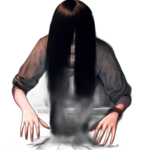 hair, face, creature, mask, concept art, 3d render, photorealistic, pixel art transparent PNG cut-out