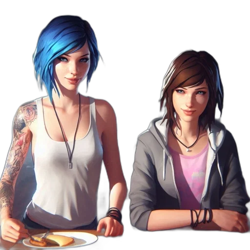 food, concept art, photorealistic, pixel art, fantasy art, neon lights, blue, pastel transparent PNG cut-out