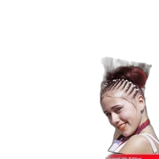 hair, crown, face, staff, photorealistic, 3d render, cyberpunk, concept art transparent PNG cut-out