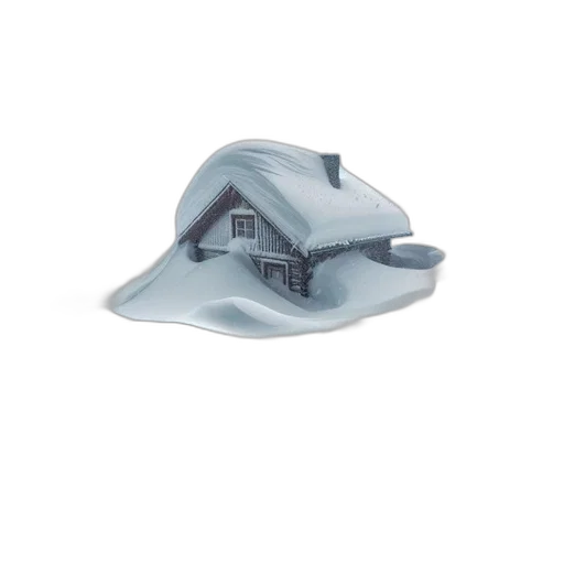 hat, mask, crown, umbrella, 3d render, photorealistic, wooden, house transparent PNG cut-out