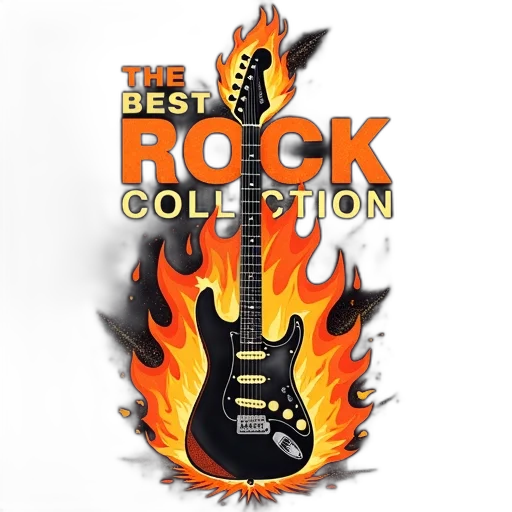 second, image, promotional, poster, best, rock, collection, features transparent PNG cut-out