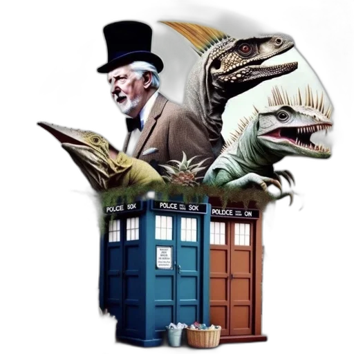 dragon, hat, creature, concept art, fantasy art, outer space, elderly, gentleman transparent PNG cut-out