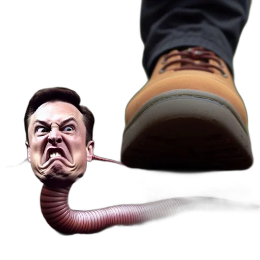 shoes, creature, face, animal, concept art, photorealistic, edited, image transparent PNG cut-out