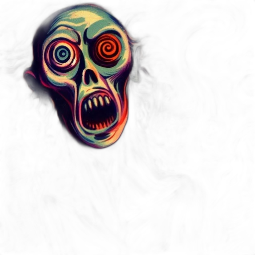 mask, face, creature, robot, concept art, 3d render, pixel art, photorealistic transparent PNG cut-out