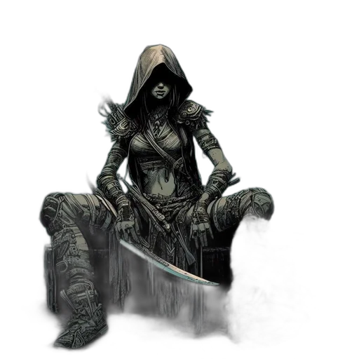 sword, weapon, mask, staff, concept art, fantasy art, comic book art, 3d render transparent PNG cut-out