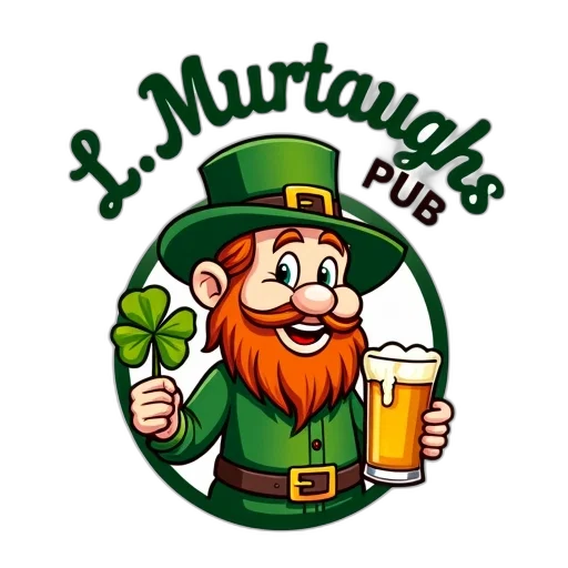 first, image, shows, logo, pub, called, murtaughs, features transparent PNG cut-out