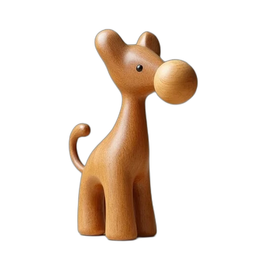 animal, staff, furniture, 3d render, photorealistic, cartoon, wooden, rattler transparent PNG cut-out
