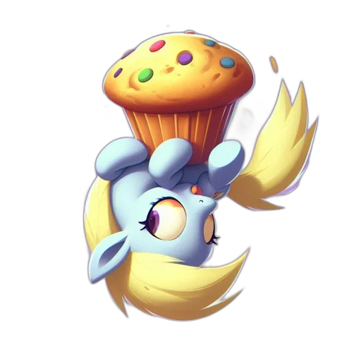 staff, food, hat, creature, concept art, fantasy art, pixel art, 3d render transparent PNG cut-out