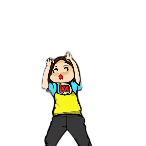 cartoon, pixel art, anime, concept art transparent PNG cut-out
