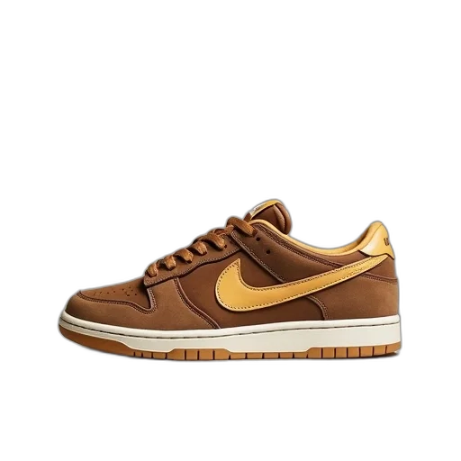 shoes, earth tones, golden, nike transparent PNG cut-out