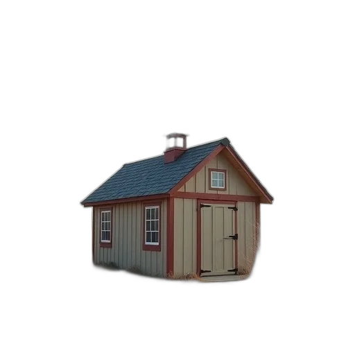 building, furniture, 3d render, concept art, photorealistic, pixel art, shed, wind transparent PNG cut-out