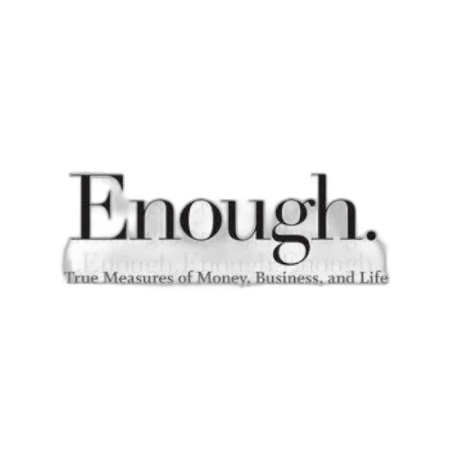 image, features, word, enough, bold, black, letters, white transparent PNG cut-out