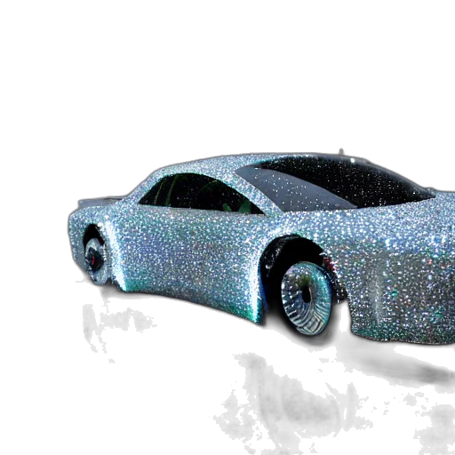 car, robot, jewelry, 3d render transparent PNG cut-out