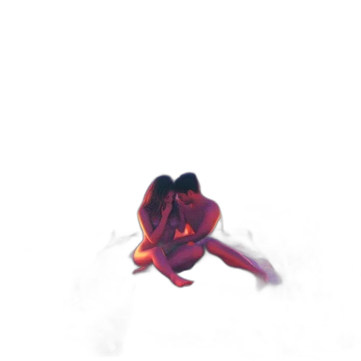 flower, mask, umbrella, creature, 3d render, concept art, pixel art, photorealistic transparent PNG cut-out