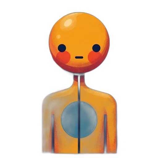 robot, staff, face, mask, 3d render, concept art, pixel art, fantasy art transparent PNG cut-out