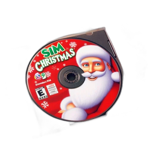 3d render, image, features, wooden, table, displaying, sim, christmas transparent PNG cut-out