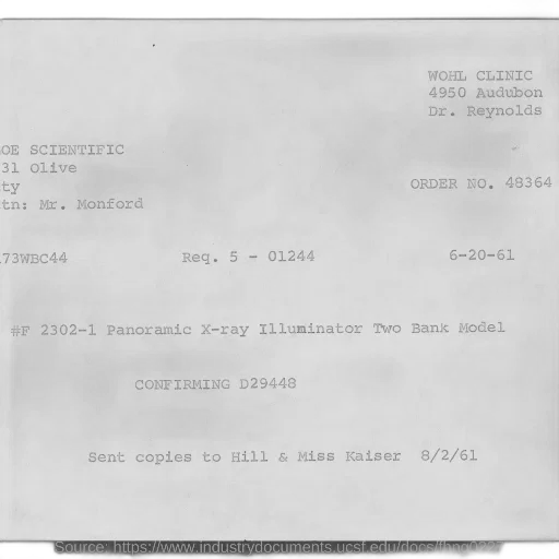 document, wohl, clinic, dated, june, 1961, confirming, order transparent PNG cut-out