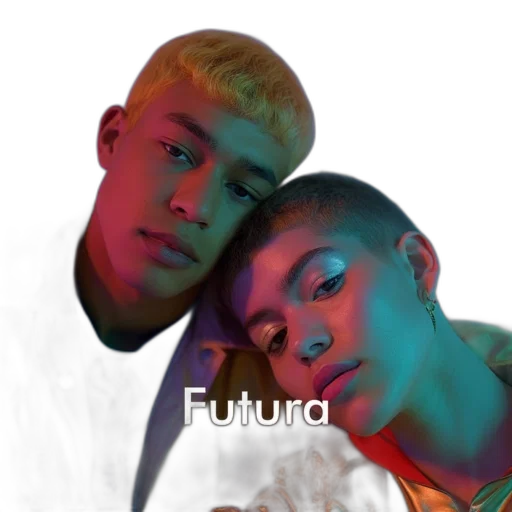 vaporwave, photorealistic, cyberpunk, neon lights, underwater, outer space, neon, pastel transparent PNG cut-out
