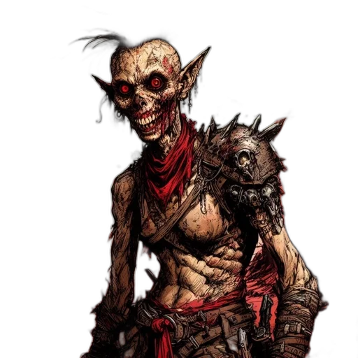 mask, creature, face, staff, concept art, fantasy art, comic book art, pixel art transparent PNG cut-out