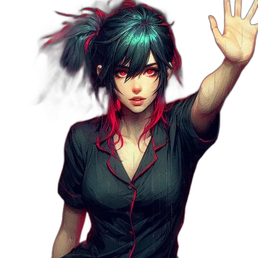 staff, face, dress, weapon, concept art, anime, fantasy art, comic book art transparent PNG cut-out