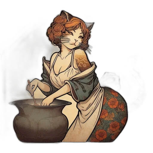dress, concept art, fantasy art, watercolor, pixel art, fire, earth tones, golden transparent PNG cut-out