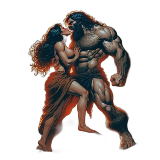 creature, concept art, fantasy art, comic book art, photorealistic, dramatic, passionate, scene transparent PNG cut-out