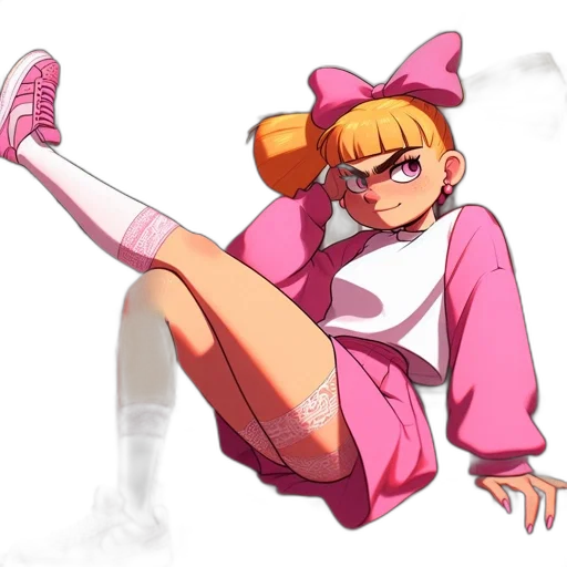 dress, jacket, staff, shoes, anime, vaporwave, concept art, cartoon transparent PNG cut-out