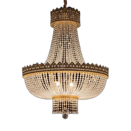 crown, jewelry, 3d render, crystal, chandelier, circular, design, multiple transparent PNG cut-out