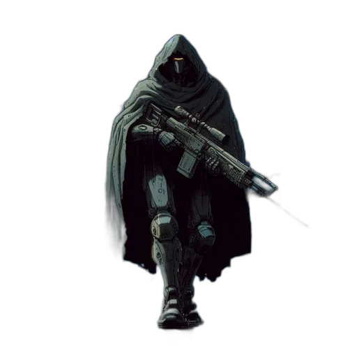 weapon, jacket, staff, sword, concept art, cyberpunk, pixel art, 3d render transparent PNG cut-out